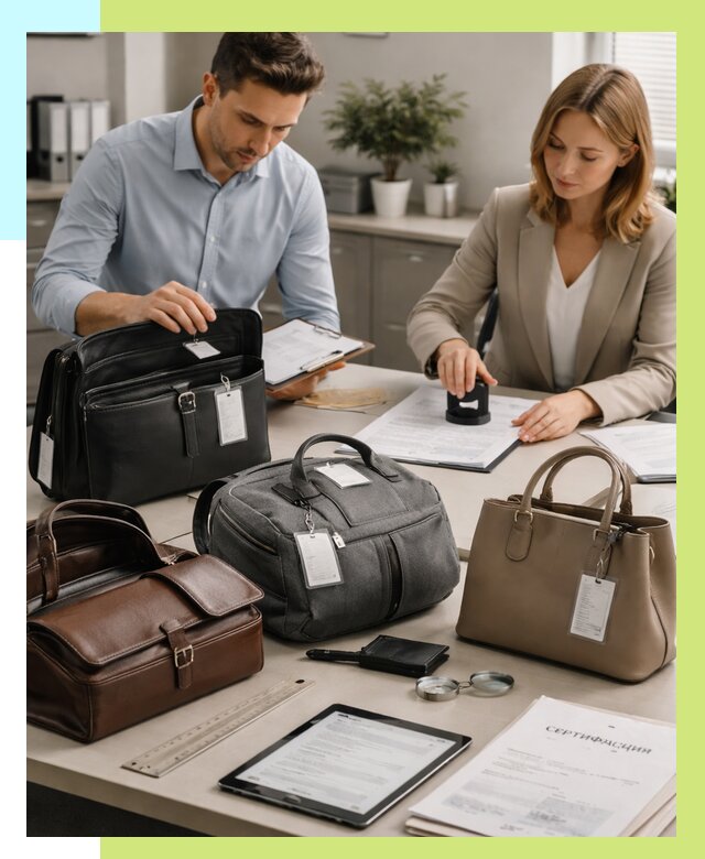 Сертификация сумок в Россоши от 7777 руб. | Алешин-Рсс