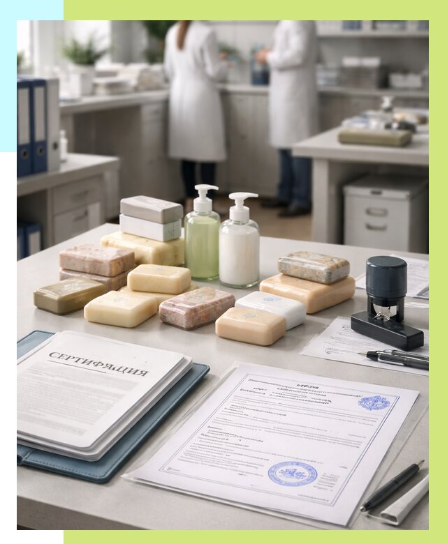 Сертификация мыла и сертификат на мыло в Россоши от 12443 | Алешин-Рсс