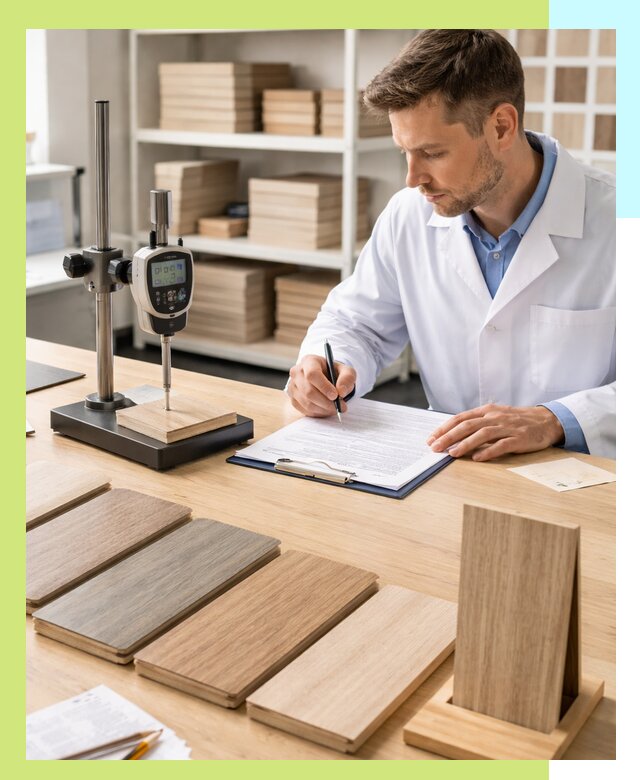 Сертификация ламината с испытаниями и оформлением документов в Россоши