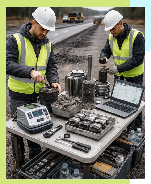 Сертификация асфальта: испытания и подтверждение в Россоши