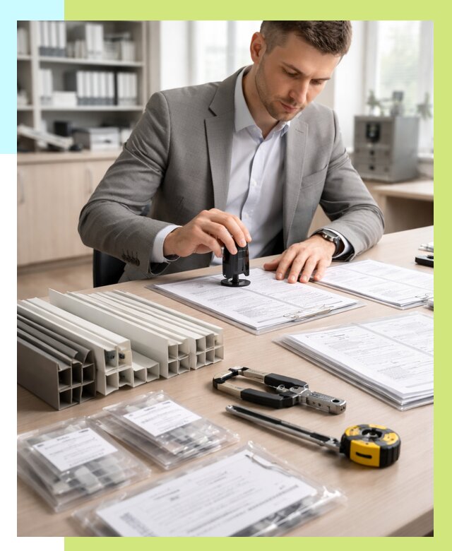 Сертификация ПВХ продукции в Россоши от 8814 р., Алешин-Рсс