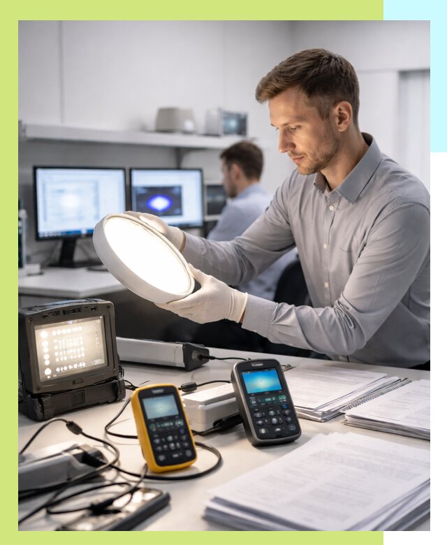 Сертификация светильников в Россоши: испытания и оформление