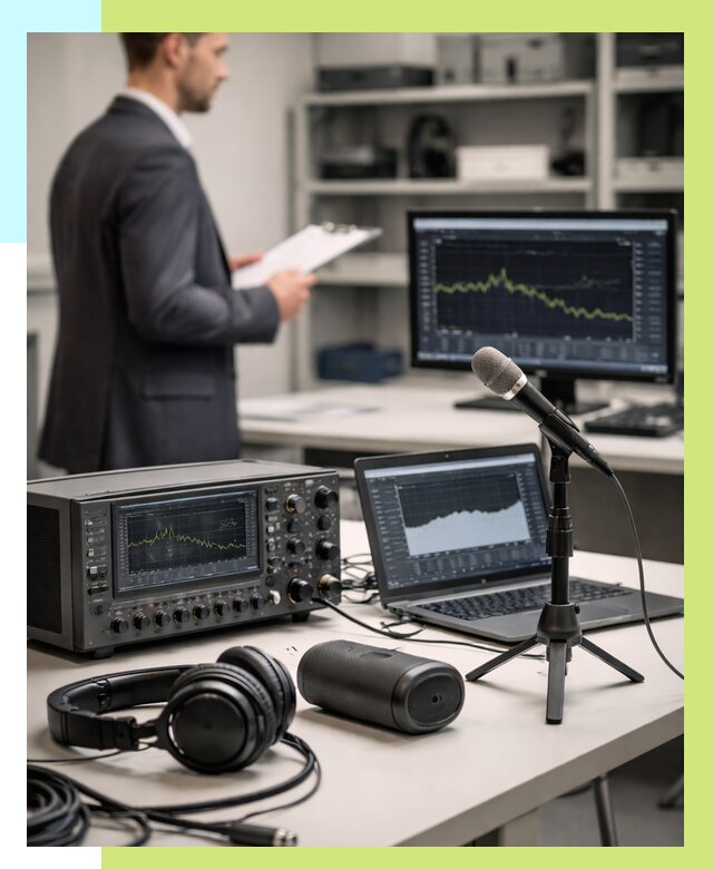 Сертификация аудиотехники в Россоши от 15554 р., Алешин-Рсс