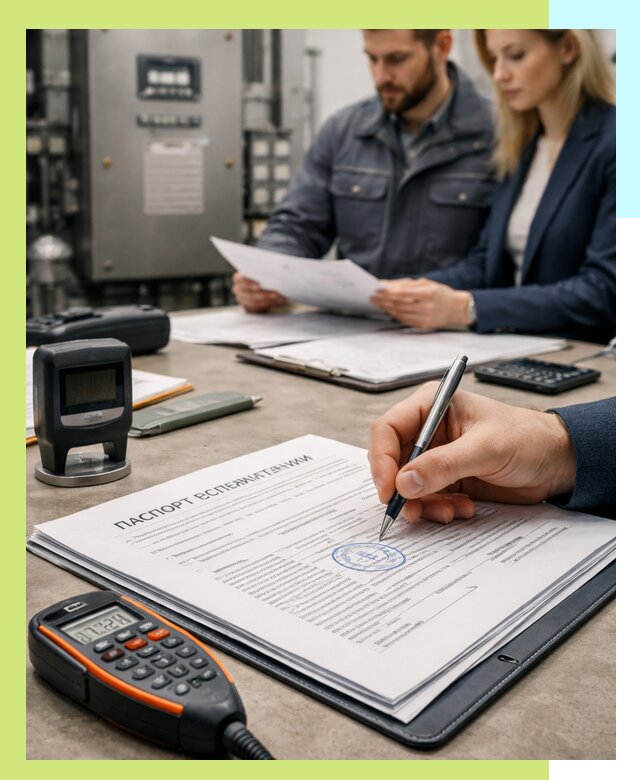 Оформление паспорта эксплуатации оборудования в Россоши