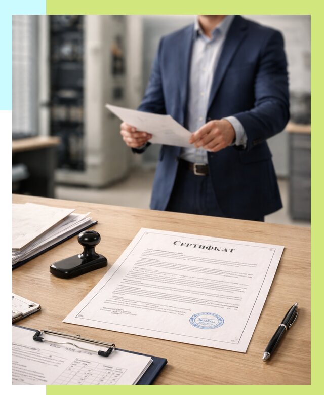 Сертификат на оборудование в Россоши от 15554 р. | Алешин-Рсс