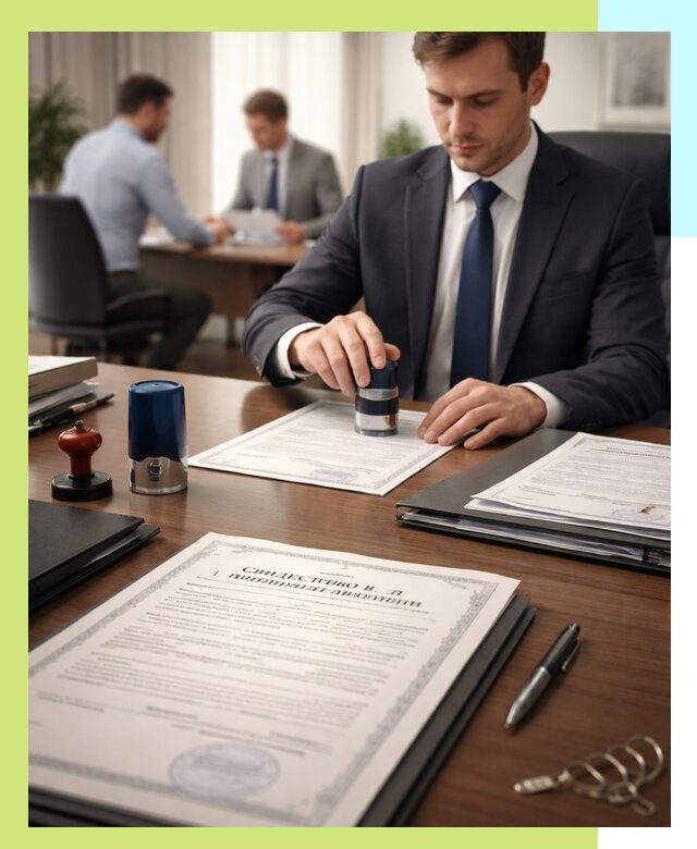 Оформление свидетельства о государственной регистрации в Россоши