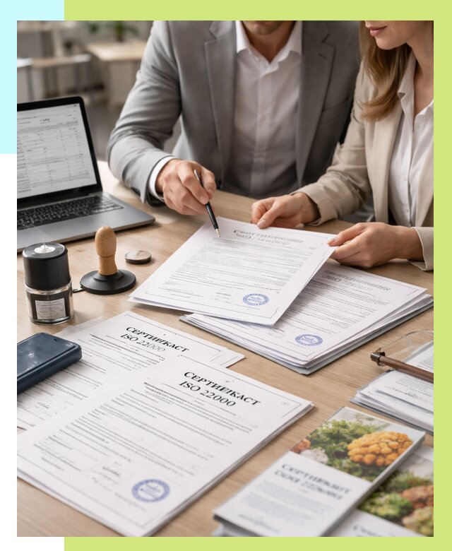 Сертификат ISO 22000 в Россоши от 41476 р. под ключ | Алешин-Рсс