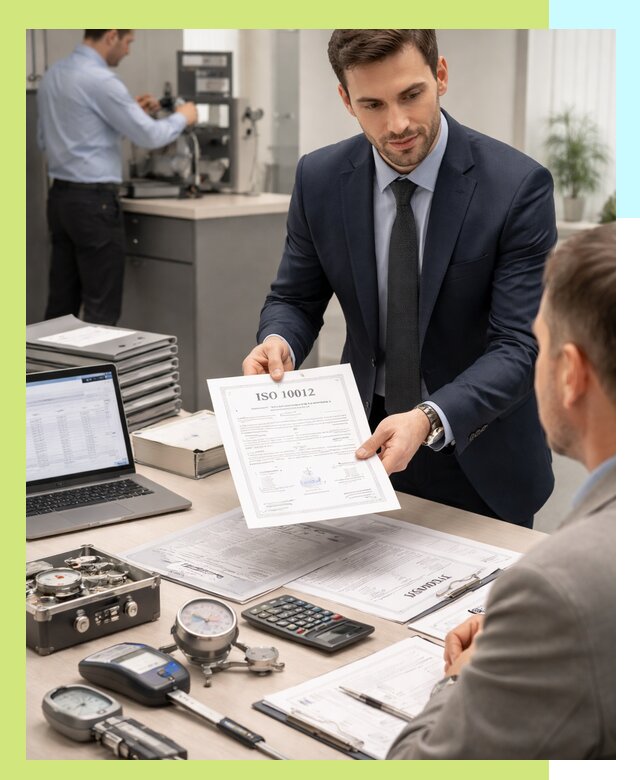 Выдача сертификата ISO 10012 по требованиям метрологии в Россоши
